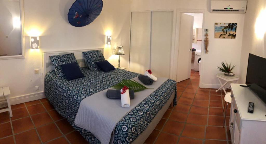 سانت فرانسوا Appartement Rez-De-Chaussee De Villa A 1 Minute De La Plage المظهر الخارجي الصورة