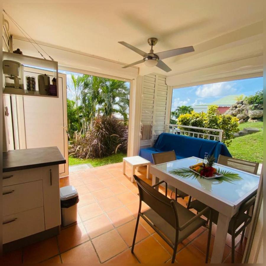 سانت فرانسوا Appartement Rez-De-Chaussee De Villa A 1 Minute De La Plage المظهر الخارجي الصورة